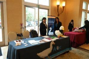 2017華興保險企業雇主研討會的Aflac贊助商展位