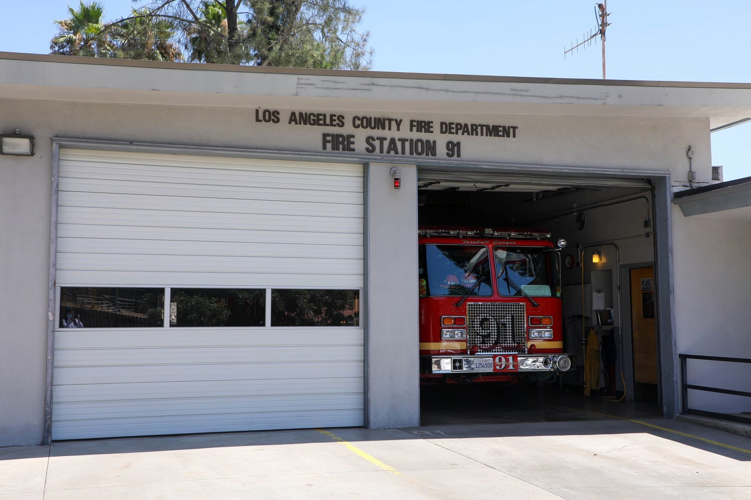 LA County Fire Station 91, one of the three stations visited
