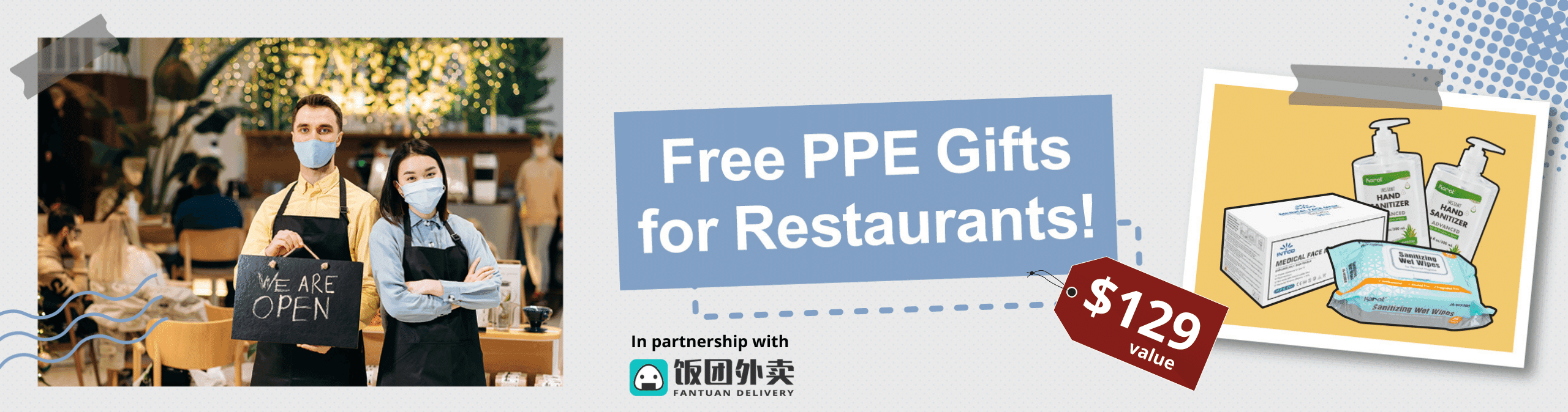 KCAL Provides Free PPE Gifts for Businesses in the Restaurant Industry!