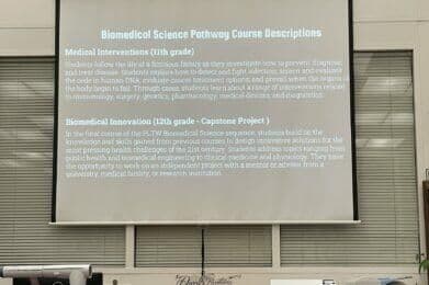 Glen A. Wilson High School生物醫學課程介紹投影片
