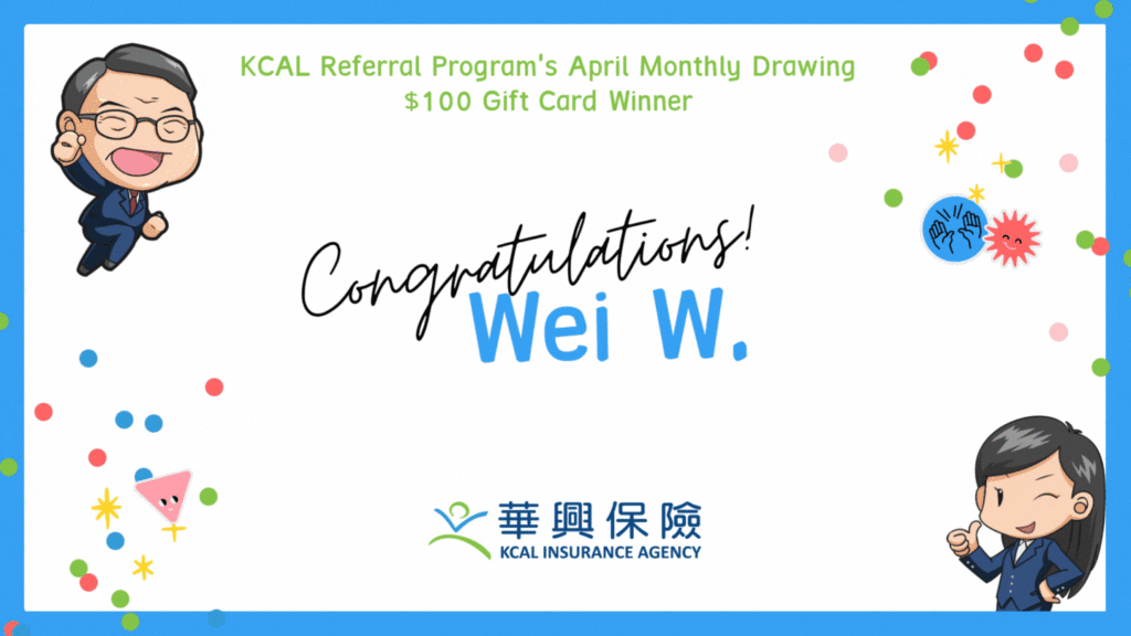 Congratulations – April
