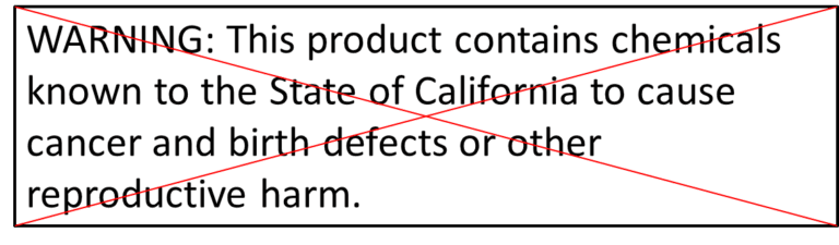 产品警示标签法规有变，加州企业小心罚款！