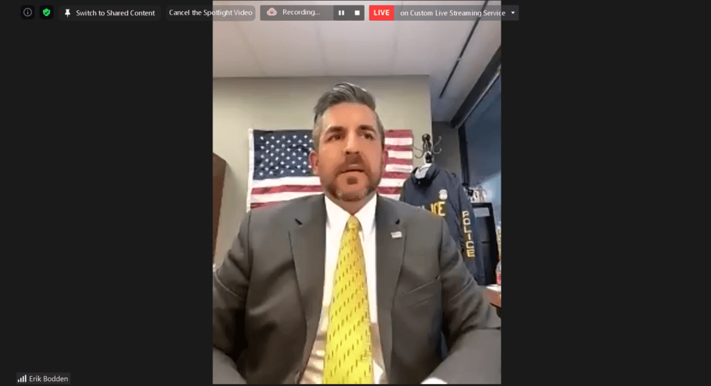 Erik Bodden, Supervisory Special Agent of IRS Criminal Investigation, speaks at KCAL's tax security webinar