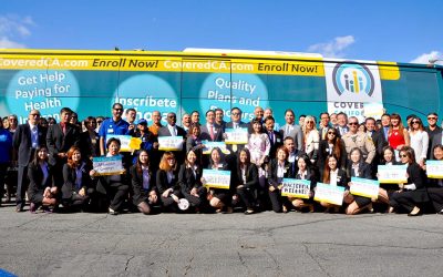 Covered California Bus Tour Makes a Stop at KCAL in Hacienda Heights!
