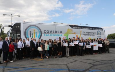 Covered California Bus Tour Makes A Stop at KCAL for 2018 Open Enrollment