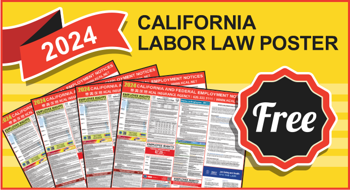 2024 Federal & California Labor Law Poster Request