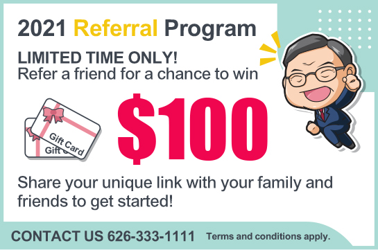 Limited Time Only! Refer a Friend to KCAL for a Chance to Win $100!