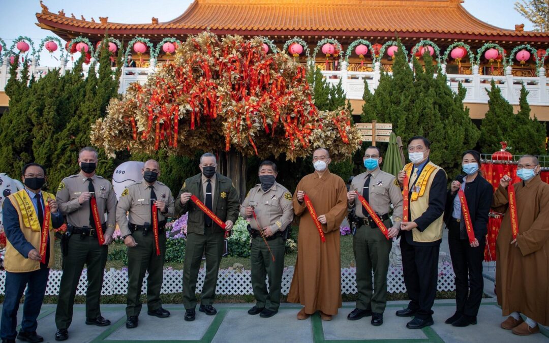 Lunar New Year at Hsi Lai Temple with LA County Sheriff