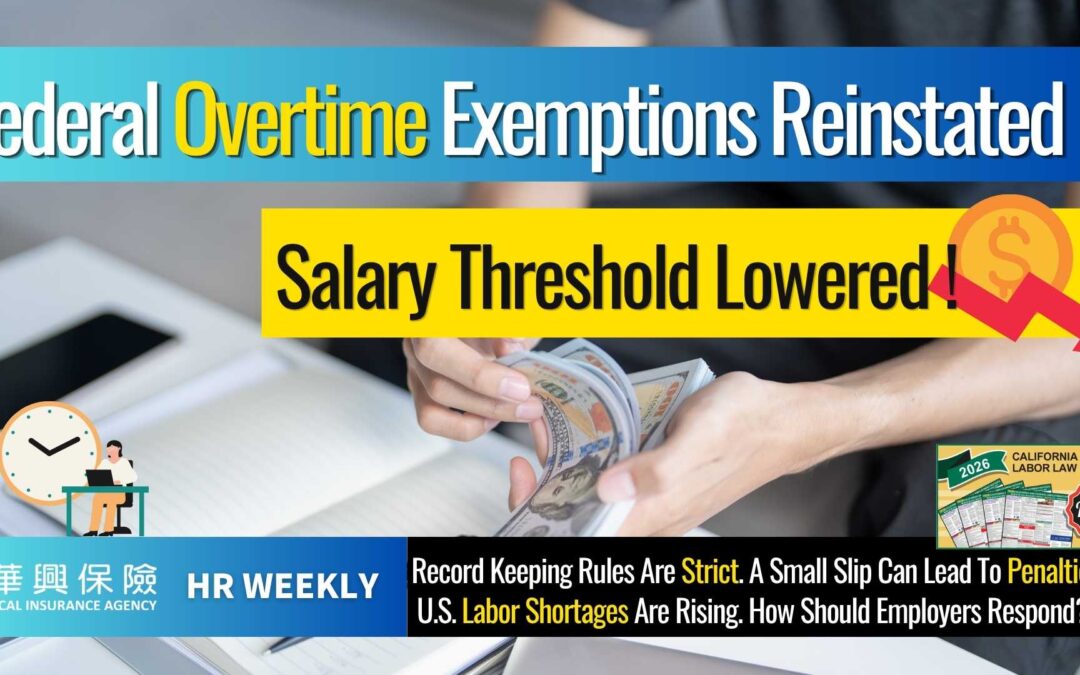 Federal Overtime Exemption Standards Reinstated — Are Companies Facing a Talent Crisis?