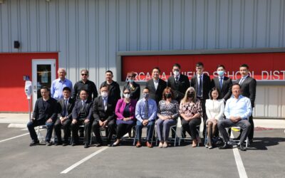 学区重启，亚凯迪亚市议员郑博仁号召学区 捐赠