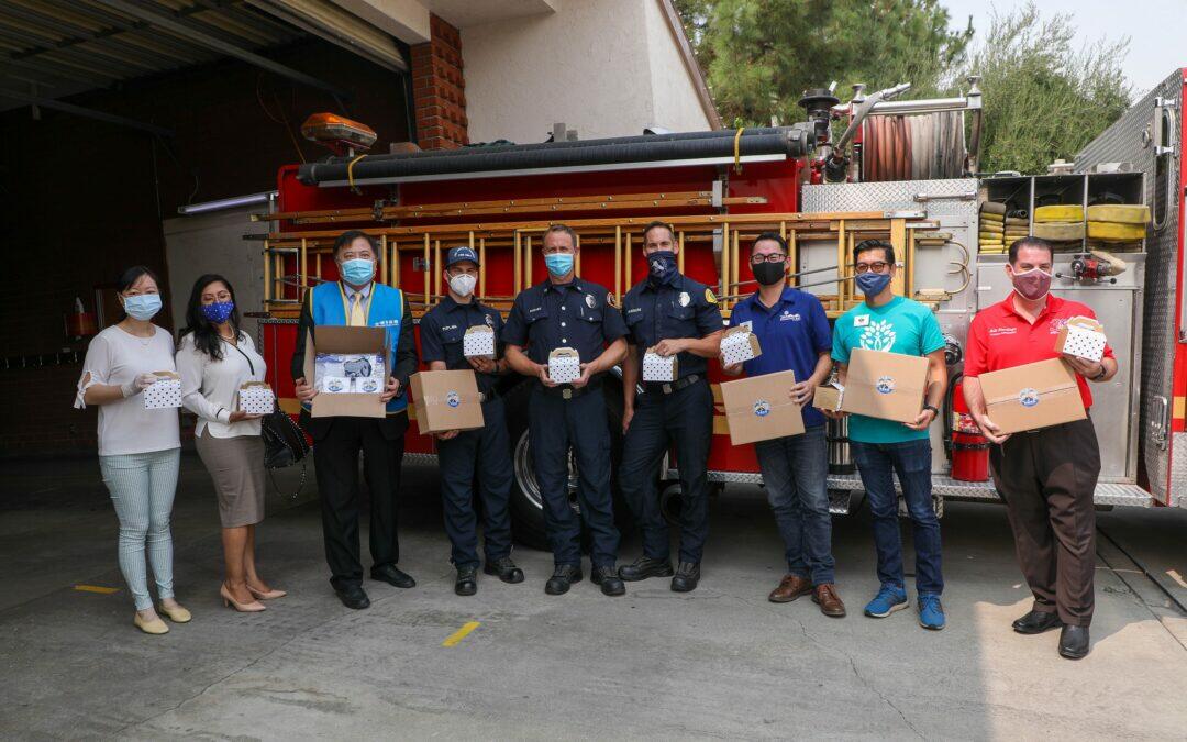 向對抗山火的前綫英雄致敬！華興保險再次慰勞洛縣 消防局